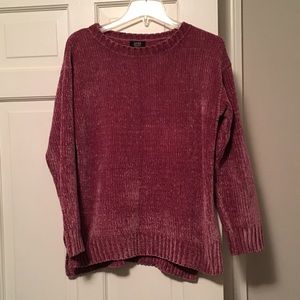 Jones New York crew neck sweater, dusty rose color, size S